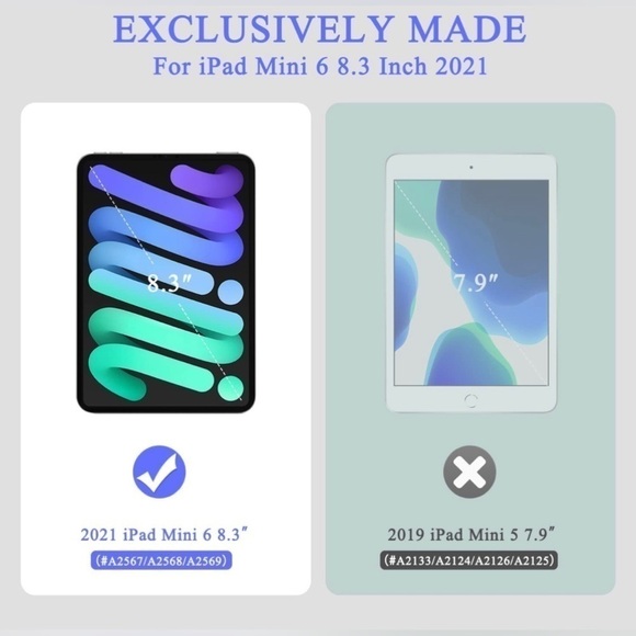 iPad Mini 6 Case with flip cover/stand - Picture 3 of 7